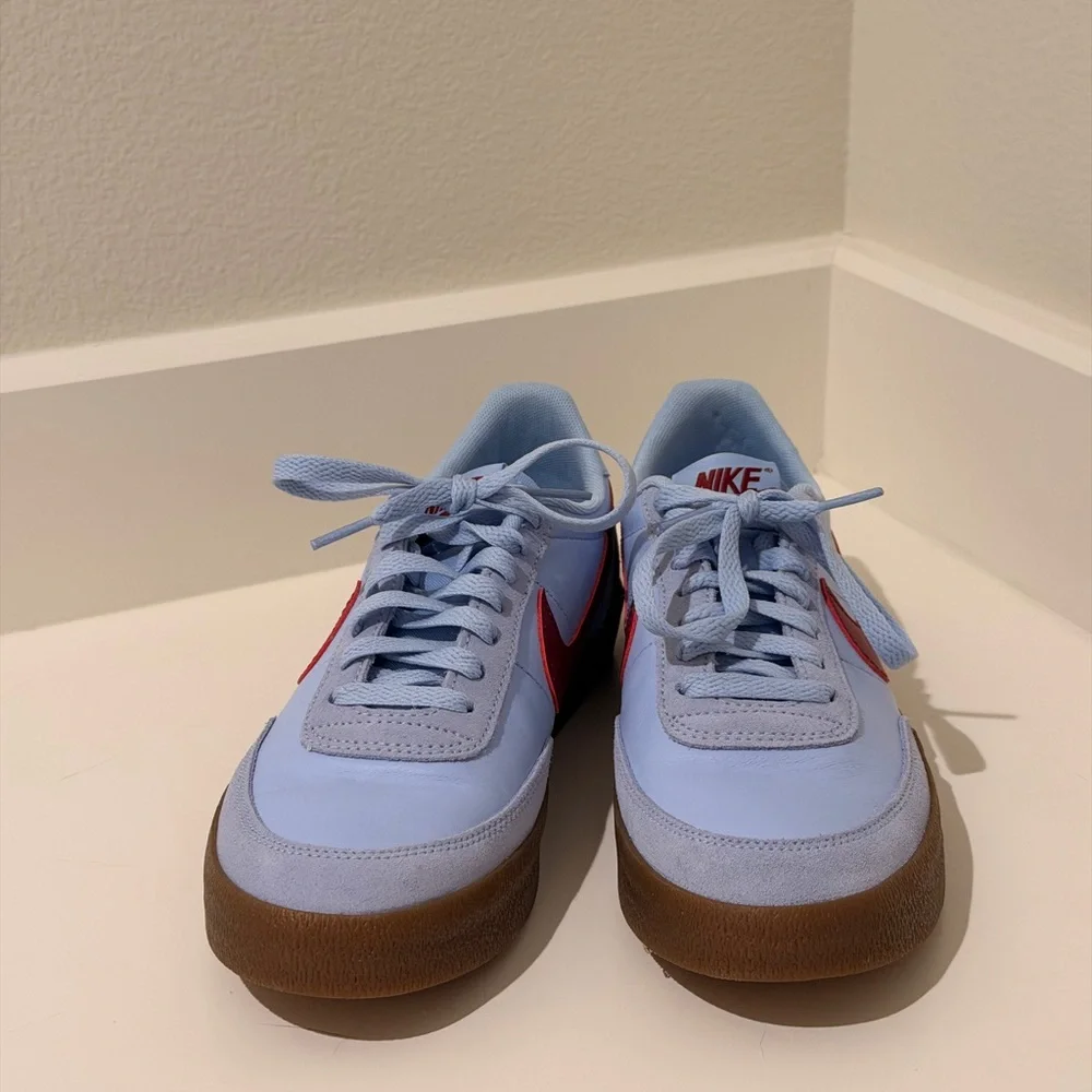 Nike Sky Blue and Maroon Killshot Sneakers